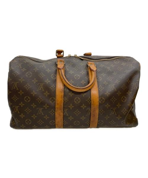 LOUIS VUITTON（ルイ ヴィトン）LOUIS VUITTON (ルイ ヴィトン) トラベルバッグ ブラウンの古着・服飾アイテム