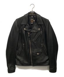 SCHOTT BROS.（ショット）の古着「レザージャケット」｜ブラック