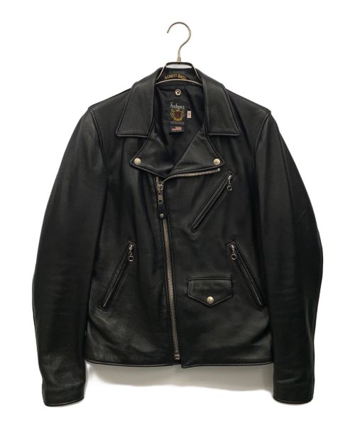 SCHOTT BROS.（ショット）SCHOTT BROS. (ショットブロス) レザージャケット ブラック サイズ:36の古着・服飾アイテム