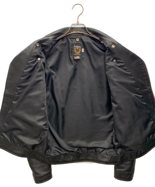 SCHOTT BROS.（ショット）SCHOTT BROS. (ショットブロス) レザージャケット ブラック サイズ:36の古着・服飾アイテム