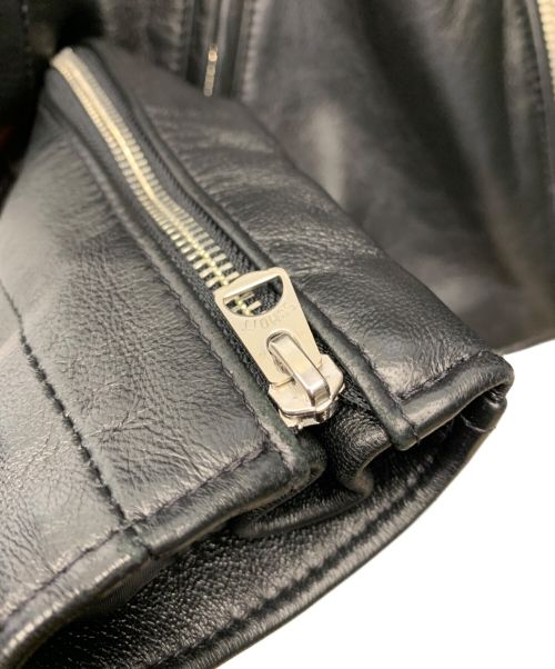 SCHOTT BROS.（ショット）SCHOTT BROS. (ショットブロス) レザージャケット ブラック サイズ:36の古着・服飾アイテム