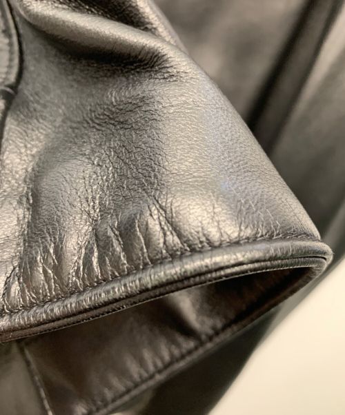 SCHOTT BROS.（ショット）SCHOTT BROS. (ショットブロス) レザージャケット ブラック サイズ:36の古着・服飾アイテム