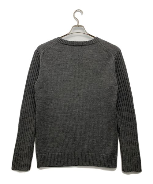 BURBERRY BLACK LABEL（バーバリーブラックレーベル）BURBERRY BLACK LABEL (バーバリーブラックレーベル) ニット グレー サイズ:3の古着・服飾アイテム