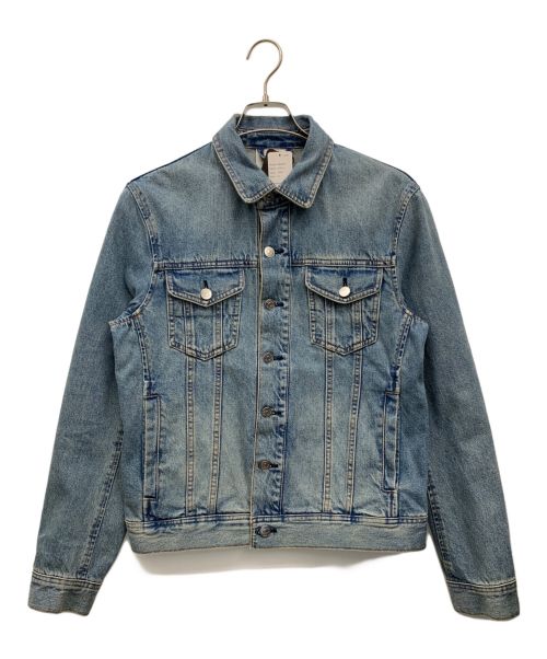 ARMANI EXCHANGE ICON（ARMANI EXCHANGE ICON）ARMANI EXCHANGE ICON (ARMANI EXCHANGE ICON) デニムジャケット スカイブルー サイズ:Sの古着・服飾アイテム