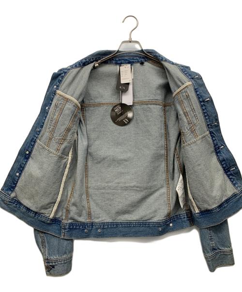 ARMANI EXCHANGE ICON（ARMANI EXCHANGE ICON）ARMANI EXCHANGE ICON (ARMANI EXCHANGE ICON) デニムジャケット スカイブルー サイズ:Sの古着・服飾アイテム