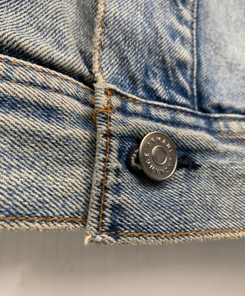 ARMANI EXCHANGE ICON（ARMANI EXCHANGE ICON）ARMANI EXCHANGE ICON (ARMANI EXCHANGE ICON) デニムジャケット スカイブルー サイズ:Sの古着・服飾アイテム