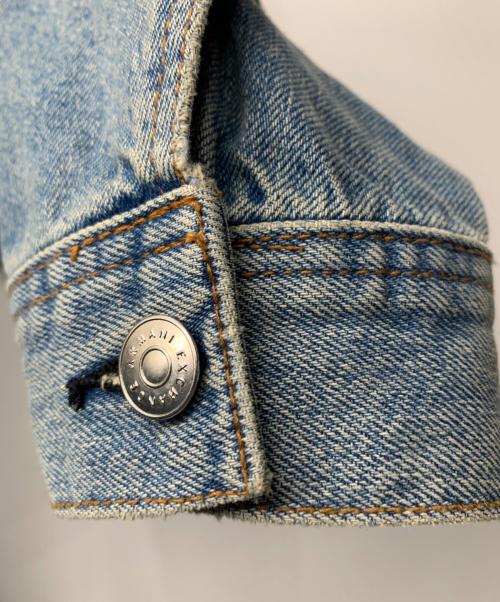 ARMANI EXCHANGE ICON（ARMANI EXCHANGE ICON）ARMANI EXCHANGE ICON (ARMANI EXCHANGE ICON) デニムジャケット スカイブルー サイズ:Sの古着・服飾アイテム