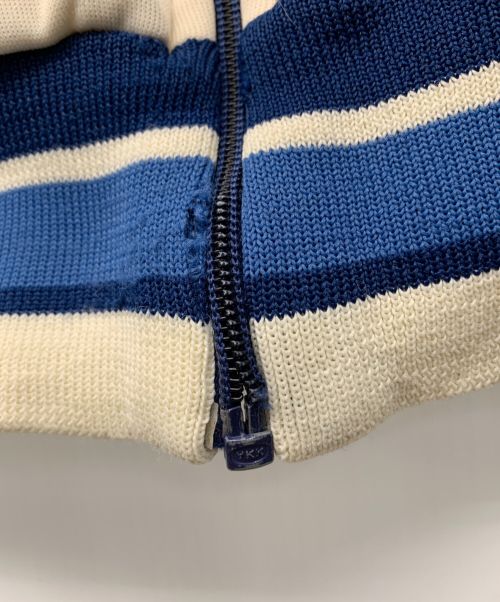 NIKE（ナイキ）NIKE (ナイキ) 70sトラックジャケット アイボリー×ブルー サイズ:Mの古着・服飾アイテム