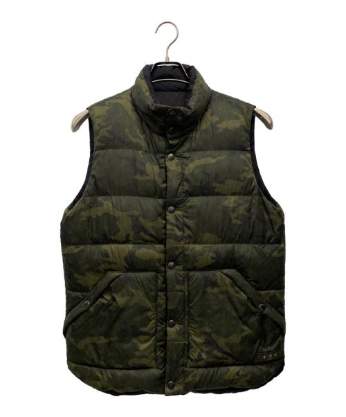 TATRAS（タトラス）TATRAS (タトラス) リバーシブルダウンベスト グリーン×ブラック サイズ:‐の古着・服飾アイテム