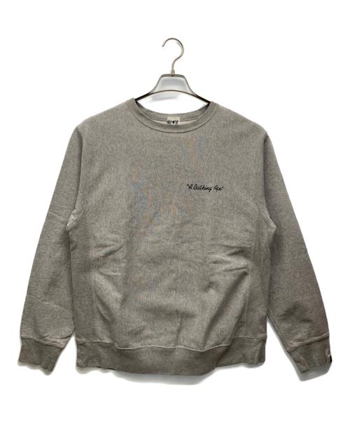 A BATHING APE（ア ベイシング エイプ）A BATHING APE (アベイシングエイプ) スウェット グレー サイズ:Mの古着・服飾アイテム