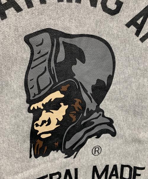 A BATHING APE（ア ベイシング エイプ）A BATHING APE (アベイシングエイプ) スウェット グレー サイズ:Mの古着・服飾アイテム