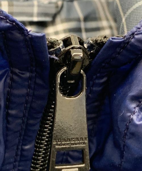 BURBERRY BLACK LABEL（バーバリーブラックレーベル）BURBERRY BLACK LABEL (バーバリーブラックレーベル) ナイロンジャケット ブルー サイズ:Mの古着・服飾アイテム