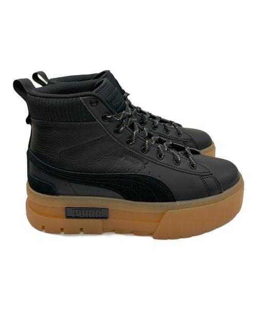PUMA（プーマ）PUMA (プーマ) ハイカットスニーカー ブラック サイズ:23.5の古着・服飾アイテム
