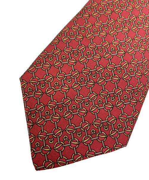 HERMES（エルメス）HERMES (エルメス) ネクタイ レッド サイズ:‐の古着・服飾アイテム