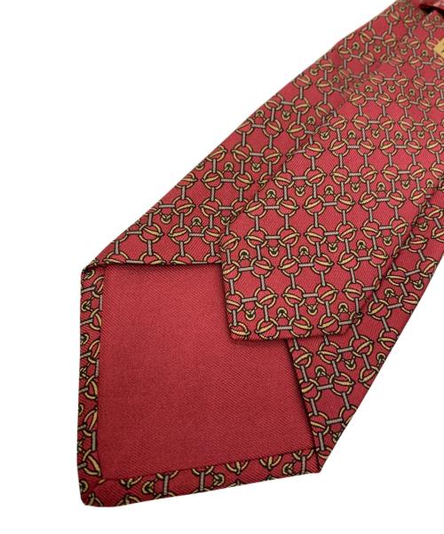 HERMES（エルメス）HERMES (エルメス) ネクタイ レッド サイズ:‐の古着・服飾アイテム