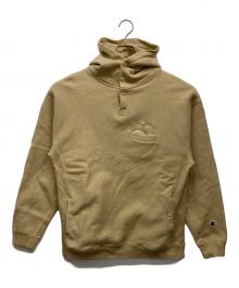 Champion（チャンピオン）の古着「プルオーバーパーカー」｜ベージュ