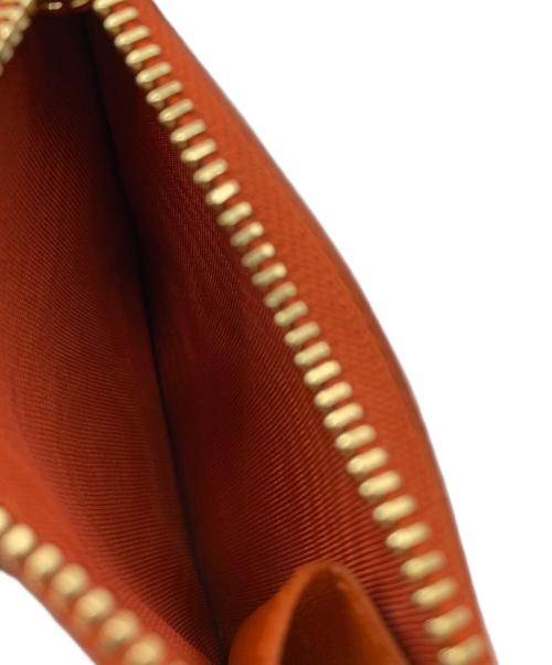 Salvatore Ferragamo（サルヴァトーレ フェラガモ）Salvatore Ferragamo (サルヴァトーレ フェラガモ) カードケース オレンジの古着・服飾アイテム