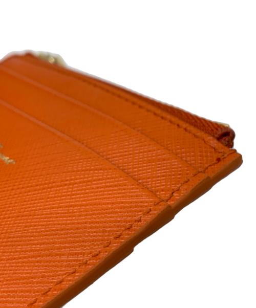 Salvatore Ferragamo（サルヴァトーレ フェラガモ）Salvatore Ferragamo (サルヴァトーレ フェラガモ) カードケース オレンジの古着・服飾アイテム