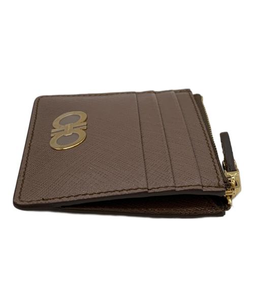 Salvatore Ferragamo（サルヴァトーレ フェラガモ）Salvatore Ferragamo (サルヴァトーレ フェラガモ) カードケース ブラウンの古着・服飾アイテム