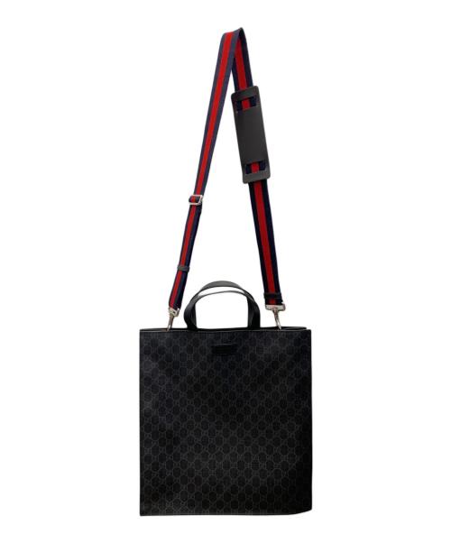 GUCCI（グッチ）GUCCI (グッチ) 2WAYバッグ ブラックの古着・服飾アイテム