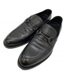 GUCCI（グッチ）の古着「ホースビットローファー」｜ブラック