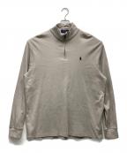 POLO RALPH LAURENポロ・ラルフローレン）の古着「ハーフジップスウェット」｜グレー