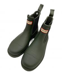 HUNTER（ハンター）の古着「コマンドチェルシーブーツ」｜カーキ