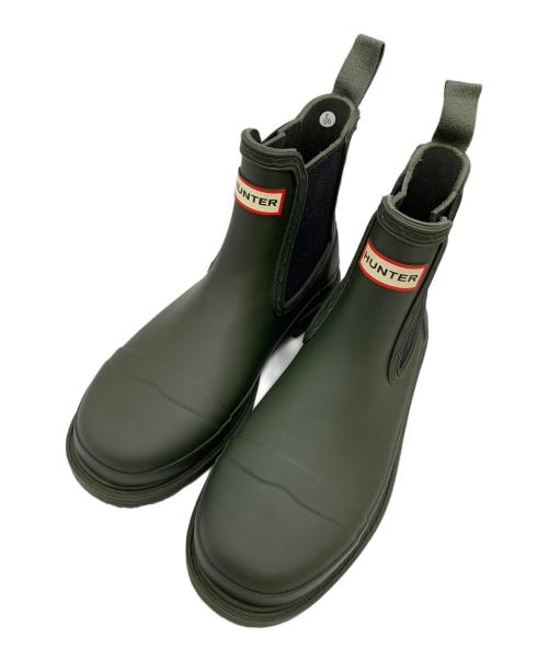 HUNTER（ハンター）HUNTER (ハンター) コマンドチェルシーブーツ カーキ サイズ:UK3の古着・服飾アイテム