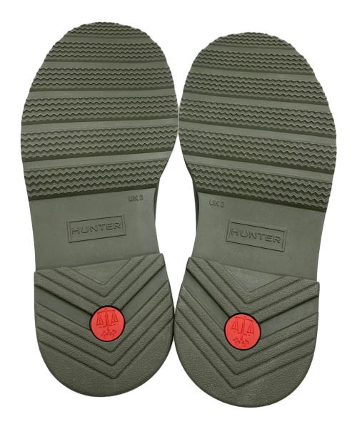 HUNTER（ハンター）HUNTER (ハンター) コマンドチェルシーブーツ カーキ サイズ:UK3の古着・服飾アイテム