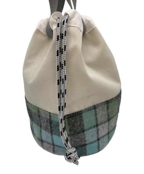 PENDLETON（ペンドルトン）PENDLETON (ペンドルトン) 巾着型バッグ クリーム×グリーン 未使用品の古着・服飾アイテム