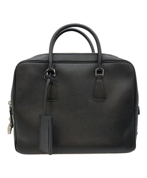 PRADA（プラダ）PRADA (プラダ) ブリーフケース ブラックの古着・服飾アイテム