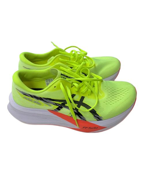 asics（アシックス）asics (アシックス) ランニングシューズ イエロー サイズ:27.0の古着・服飾アイテム