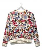 adidas×Ivy Parkアディダス×アイヴィーパーク）の古着「スキータグクルーオーバーサイズスウェット」｜ホワイト