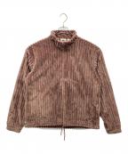 adidas Originalsアディダスオリジナル）の古着「コンテンポ 3D ハーフ ジップ タートルネック スウェット」｜パープル