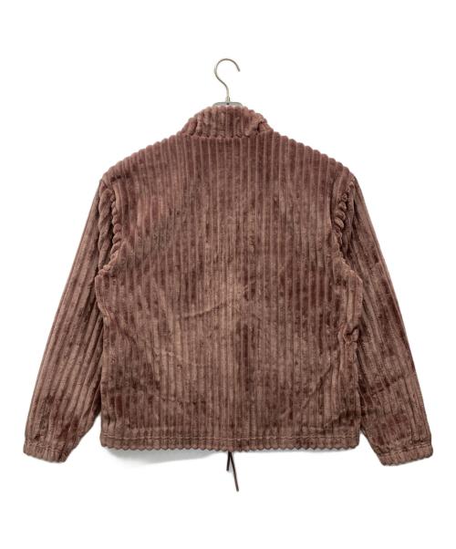 adidas Originals（アディダスオリジナル）adidas originals (アディダスオリジナル) コンテンポ 3D ハーフ ジップ タートルネック スウェット パープル サイズ:Lの古着・服飾アイテム