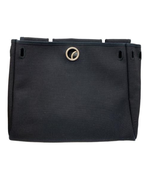 HERMES（エルメス）HERMES (エルメス) ハンドバッグ ベージュ×ブラックの古着・服飾アイテム