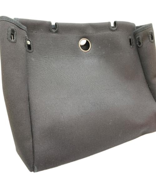 HERMES（エルメス）HERMES (エルメス) ハンドバッグ ベージュ×ブラックの古着・服飾アイテム