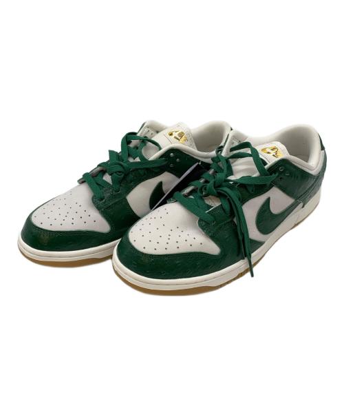 NIKE（ナイキ）NIKE (ナイキ) ダンク ロー LX ホワイト×グリーン サイズ:28.5 未使用品の古着・服飾アイテム