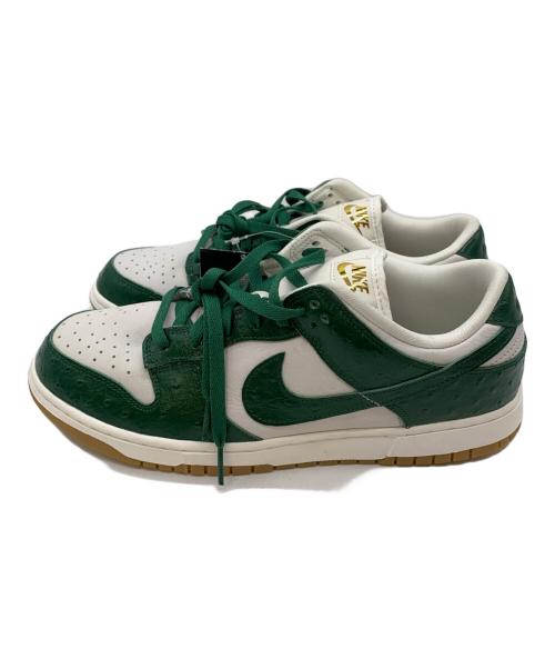NIKE（ナイキ）NIKE (ナイキ) ダンク ロー LX ホワイト×グリーン サイズ:28.5 未使用品の古着・服飾アイテム