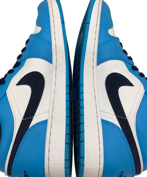 NIKE（ナイキ）NIKE (ナイキ) ローカットスニーカー ホワイト×ブルー サイズ:29の古着・服飾アイテム