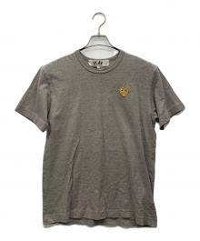 PLAY COMME des GARCONS（プレイコムデギャルソン）の古着「半袖カットソー」｜ライトグレー