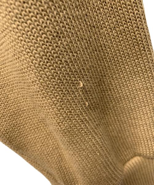 CHEMISE LACOSTE（シュミーズ ラコステ）CHEMISE LACOSTE (シュミーズ ラコステ) ポロシャツ ベージュ サイズ:Sの古着・服飾アイテム