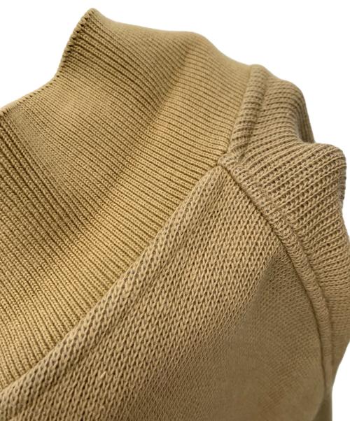 CHEMISE LACOSTE（シュミーズ ラコステ）CHEMISE LACOSTE (シュミーズ ラコステ) ポロシャツ ベージュ サイズ:Sの古着・服飾アイテム