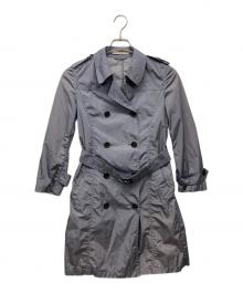 PRADA（プラダ）の古着「トレンチコート」｜ブルー