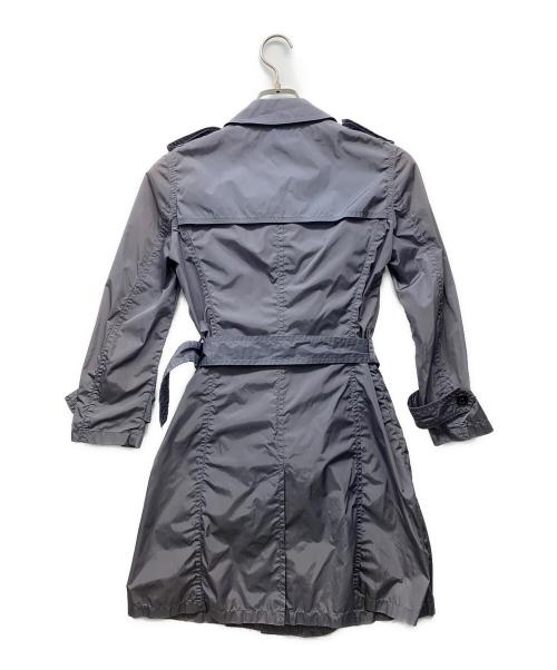 PRADA（プラダ）PRADA (プラダ) トレンチコート ブルー サイズ:38の古着・服飾アイテム