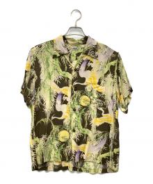Sun Surf（サンサーフ）の古着「半袖シャツ」｜黄緑