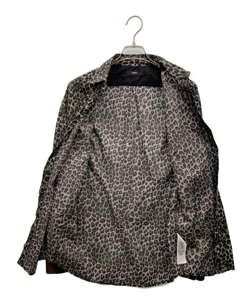 DIESEL（ディーゼル）DIESEL (ディーゼル) 総柄シャツ グレー×ブラック サイズ:Sの古着・服飾アイテム
