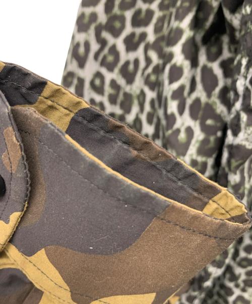 DIESEL（ディーゼル）DIESEL (ディーゼル) 総柄シャツ グレー×ブラック サイズ:Sの古着・服飾アイテム