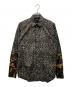DIESEL（ディーゼル）の古着「総柄シャツ」｜グレー×ブラック