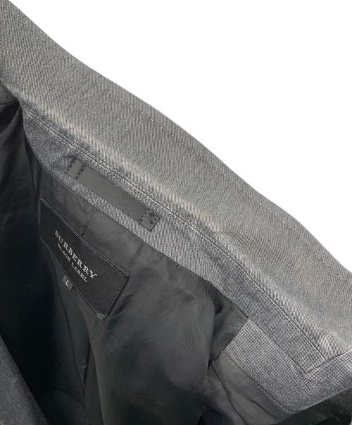 BURBERRY BLACK LABEL（バーバリーブラックレーベル）BURBERRY BLACK LABEL (バーバリーブラックレーベル) テーラードジャケット グレー サイズ:Lの古着・服飾アイテム